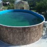 Каркасный бассейн морозоустойчивый Лагуна стальной 5х2х1.25м овальный (вкапываемый)/ТМ916/50020001