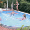 Каркасный сборный морозоустойчивый бассейн Summer Fun овальный-oval 7,0 х 3,0 х 1,5 м Chemoform Германия (скиммер + форсунка) 501010162 EB
