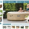 Надувной СПА бассейн (джакузи) INTEX PureSpa Bubble Massage 196 X 71 см. Intex/28476