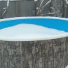 Каркасный бассейн морозоустойчивый Лагуна 2,44 х 1,25м (врезной скиммер + форсунка) 24411