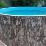 Каркасный бассейн морозоустойчивый Лагуна (Гигабасс) 5 х 1.5м (врезной скиммер + форсунка) цвет Платина. ТМ599/500150