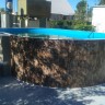 Каркасный бассейн морозоустойчивый Лагуна стальной 6х3 х1.25м овальный (вкапываемый) (полная комплектация) Цвет Шоколад/60030001F