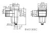 Скиммер Aquaviva EM0130-SC Standart (под бетон) квадратная крышка