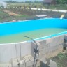 Каркасный бассейн морозоустойчивый Лагуна стальной (Гигабасс) 3.5 х 2.5 х 1.5м овальный (вкапываемый) цвет Платина/ТМ603/350250