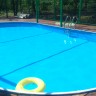 Каркасный бассейн морозоустойчивый Лагуна стальной 7 х 3.5 х 1.5м овальный (вкапываемый) цвет Платина. ТМ607