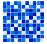 Мозаика стеклянная Aquaviva Сristall Bagama темная DCM303/17386