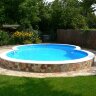 Каркасный сборный морозоустойчивый бассейн Summer Fun Восьмёрка-8-Form 5,25 х 3,2 х 1,5 м Chemoform Германия (скиммер + форсунка) 4501010514